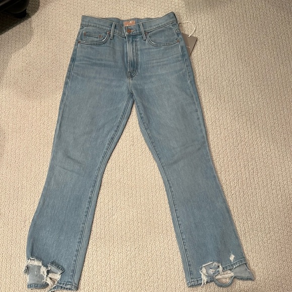 MOTHER The Insider Crop Step Chew in Mentally Elsewhere size 26 - Picture 1 of 6
